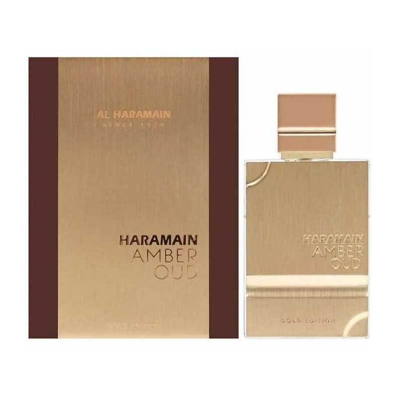 Parfum Amber Oud Al Haramain - Eau De Parfum 60ml, Senteur Oud Et Patchouli, Mixte, Neuf Sous Cellophane